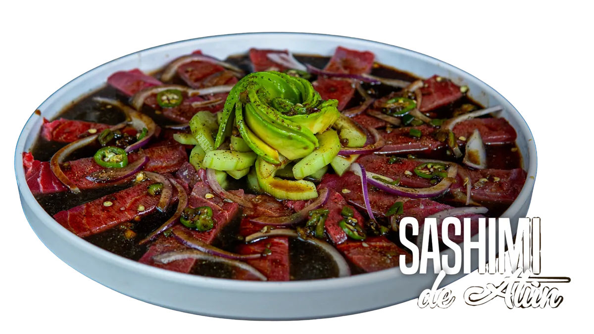 Sashimi de atún