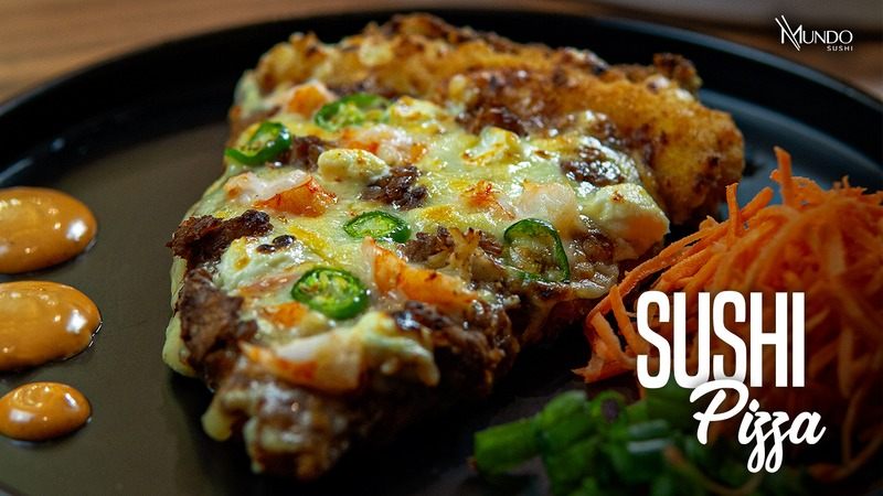 Sushi pizza